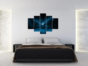 Tablou cu bufnița zburând (150x105 cm)