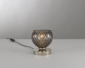 Veioza, Lampa de masa moderna design italian 10003 fumuriu