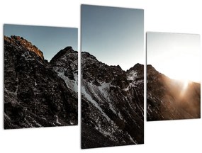 Tablou - Lanț de munți stâncos (90x60 cm)