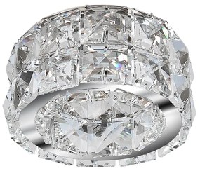 Spot incastrat cristal pentru tavan ESTER 2 crom