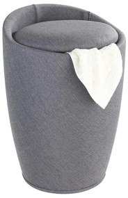 WENKO 22448100 - Taburet CANDY 36 x 50,5 cm, gri/negru