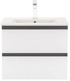 Dulap inferior Vario Forte 60 cu lavoar antracit-alb