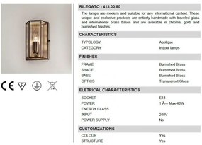 Aplica de perete design clasic finisaj polisat Il Rilegato 413.00.80