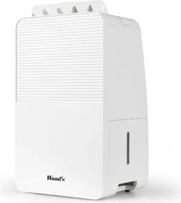 Dezumidificator de aer Woods MDK13, 2 viteze, Pana la 60 m², Potrivit si pentru baie, 108 m³, 12 l/24 h, hidrostat, 44 dB, IPX1, Alb