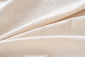 Draperie opaca DUNES VELVET 140x250 cm, crem Agatat: Inele metalice