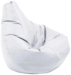 Fotoliu puf copii, Nirvana Light Pufrelax, Material Impermeabil - Alb