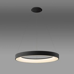 Lustra LED inteligenta design circular NISEKO II Black 65cm
