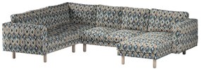 Husă pentru canapea de colț Norsborg cu 5 locuri și șezlong Norsborg