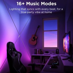 Govee - Bandă LED RGBICWW suspendată LED/36W/24V 4m Skyline Matter Wi-Fi