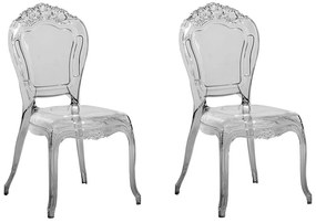 Set 2 buc. scaune pentru sufragerie Vitton (negru). 1009868