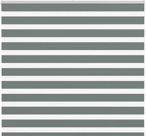 vidaXL Jaluzea tip zebra gri închis lățime țesătură 150,9 cm poliester