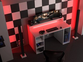 Masă PC gaming Endechor (Alb). 1054993