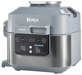 Multicooker sub presiune NINJA ON400EU, 1760W, 5.7L, Speedi Meals, 10 programe, Gri