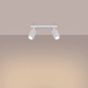 Spot Sollux SL.1542 KARBON 2xGU10/10W/230V alb