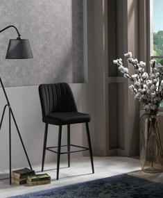 Set de scaune de bar Vento Black, 4 buc., 4 buc