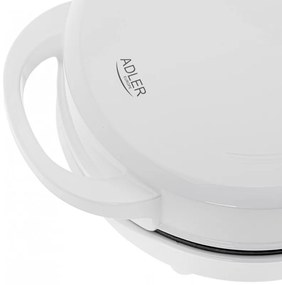 Aparat pentru gogosi Adler AD 3075, 1500W, 7 Gogosi la un moment dat, Placi neaderente, Alb