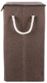 Coș textil pentru rufe LAUNDRY 40 x 30 x 60 cm, maro