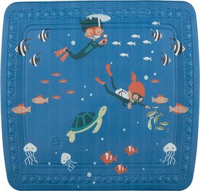 Covoraș antiderapant pentru copii pentru duș 55x55 cm Scuba Diver – Spirella