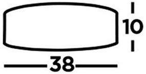 Plafonieră DRUM PLEAT 2xE27/60W/230V gri Searchlight 23298-2GY