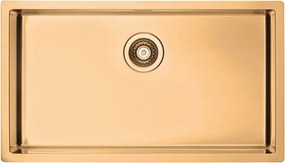 Chiuveta inox Alveus Quadrix 60 finisaj bronz 79x45 cm