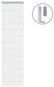 vidaXL Paravan de ușă cu lanț, 56x202 cm, aluminiu