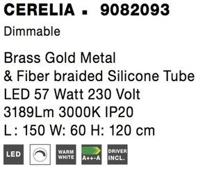 Lustra LED dimabila moderna, design deosebit CERELIA NVL-9082093