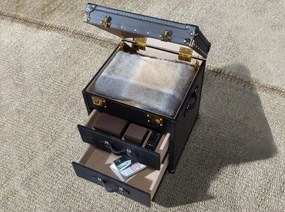 Cufar LUX design italian Black leather