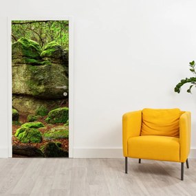 Fototapet pentru ușă - Pădure magică (95x205cm)
