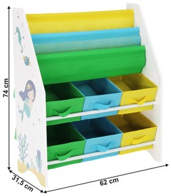 Organizator   raft pentru jucarii, multicolor   model, NOMITO TIP 1