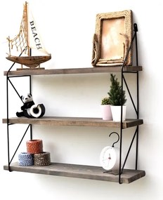 Etajeră de perete 60x55 cm molid