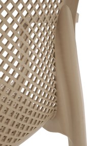 Scaun stivuibil, gri-maro / plastic, FRENIA