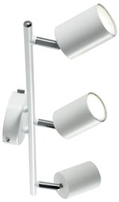 Plafoniera cu 3 spoturi directionabile design modern Explore 3 alb