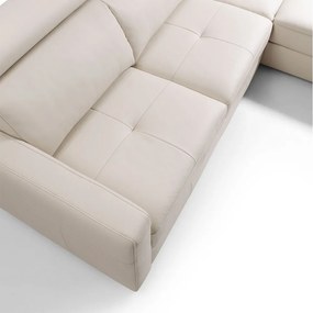 Colțar lemn masiv Ergo 341×89–101×171 cm - Stânga