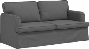 vidaXL Canapea Gri închis 142 x 80 x 85 cm țesătură