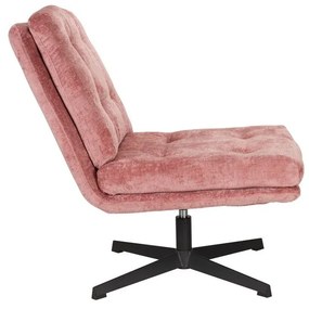 Fotoliu roz pivotant Kai – White Label