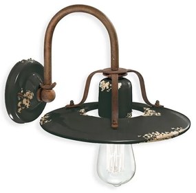 Aplica de perete design retro realizata manual din ceramica COUNTRY