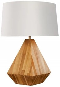 Veioza, Lampa de masa cu baza din lemn Diamond 60cm