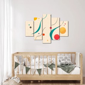 Tablou - Ilustrație colorată minimalistă (150x105 cm)