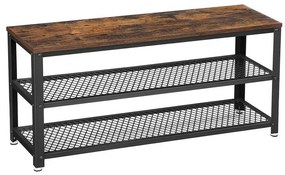 Pantofar DAVOR maro/negru