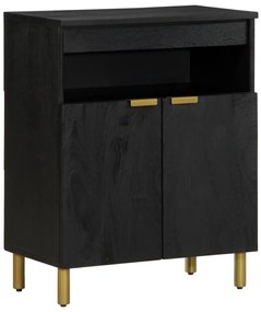 vidaXL Dulap, negru, 60x33x75 cm, lemn prelucrat
