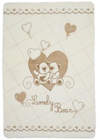 Covor copii Baby Set Lovely Bear Bej 120 x 180 cm