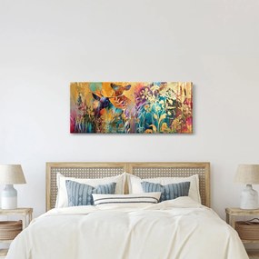 Tablou - Pictura abstractă a naturii (120x50 cm)