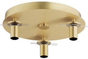 Plafonieră Argon 6308 PALOMA 3xE14/7W/230V auriu/negru