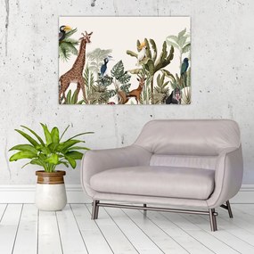 Tablou - Locuitorii africii (90x60 cm)