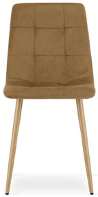 Scaun catifea maro KARA