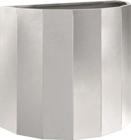 vidaXL Jardinieră Argintiu 60 x 30 x 50 cm Oţel inoxidabil