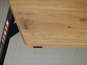 Masă PC Matts 140 (stejar + negru). 1109791