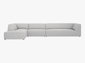 Coltar 5 locuri Ruby stofa L366 cm