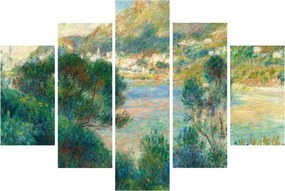 Tablou - Auguste Renoir, View of Monte Carlo from Cap Martin, reproducere (150x105 cm)