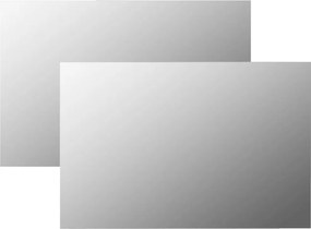 vidaXL Oglinzi de perete, 2 buc., 60 x 40 cm, sticlă, dreptunghiular